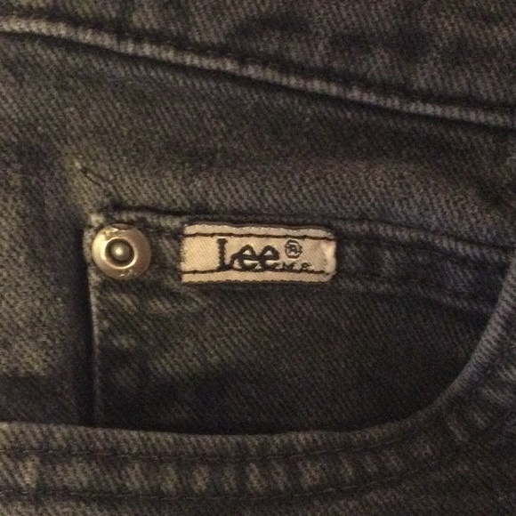 Lee Relaxed Straight Leg Black Jeans Women’s 10 short - Picture 16 of 16